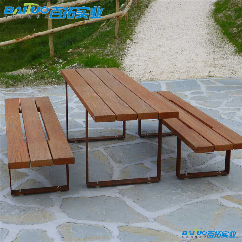 耐候钢景观坐凳6
