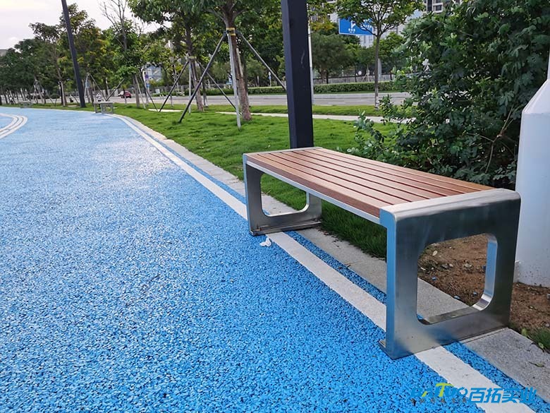 广州珠江湾绿道户外长凳1