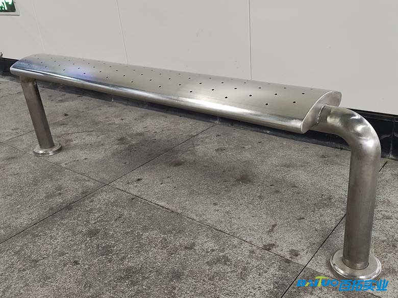不锈钢公交站长凳