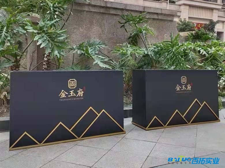 镀锌板花箱 镀锌板花箱