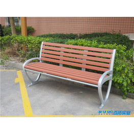 舒适款休闲塑木长椅