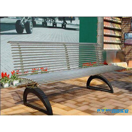 304不銹鋼三人椅