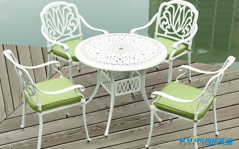 户外家具铸铝桌椅 (2)
