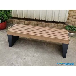 自然美與實用的仿木戶外長椅