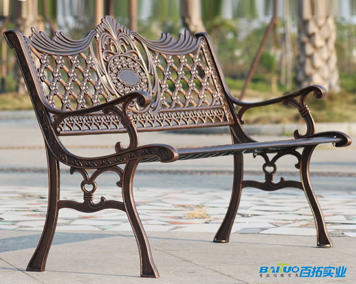 铸铝公园长椅 (2)