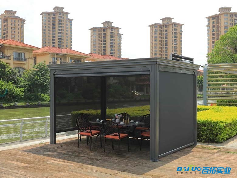 铝合金百叶凉亭 (1)