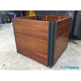 户外实木花箱 用自然之美装点生活