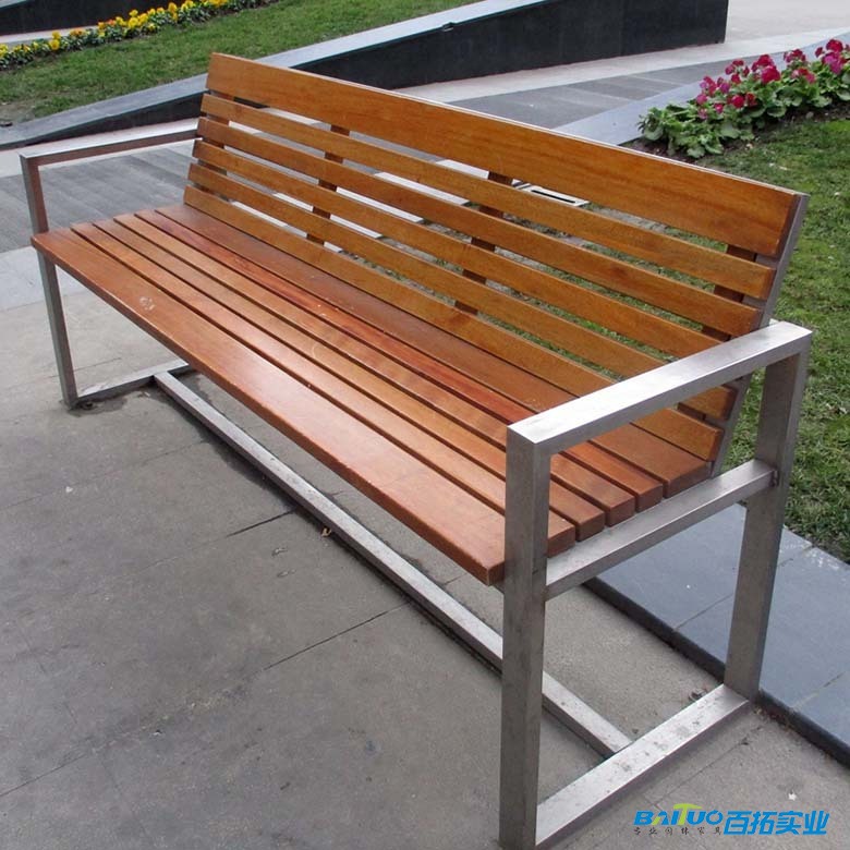 公园木长椅定制批发 (2)