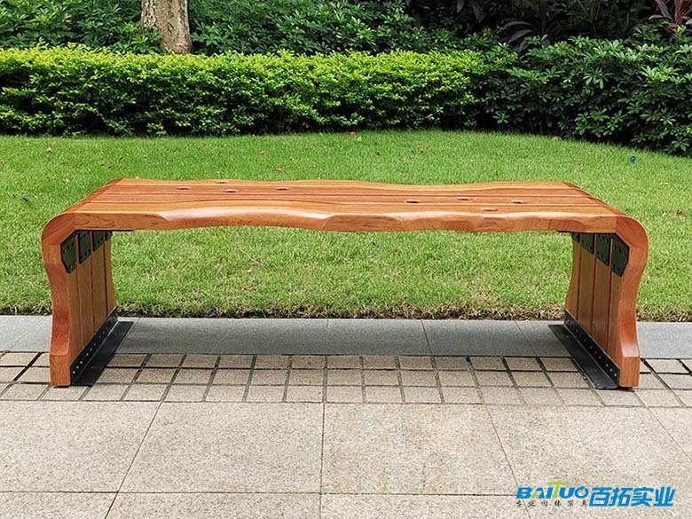 实木景观座椅 (3)