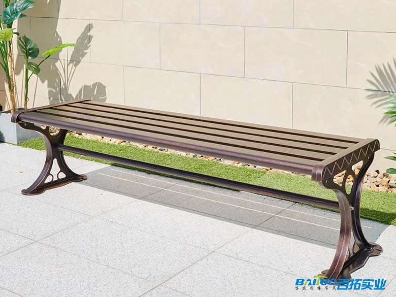 铸铝公园长凳 (3)