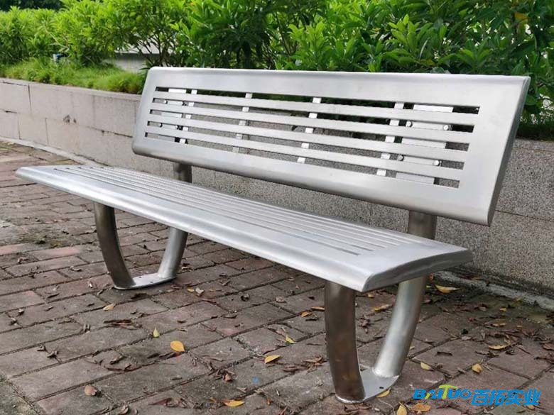 304不锈钢户外长椅