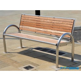 不锈钢户外长椅