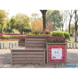 铝合金花箱座椅