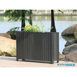 仿木纹塑木花箱