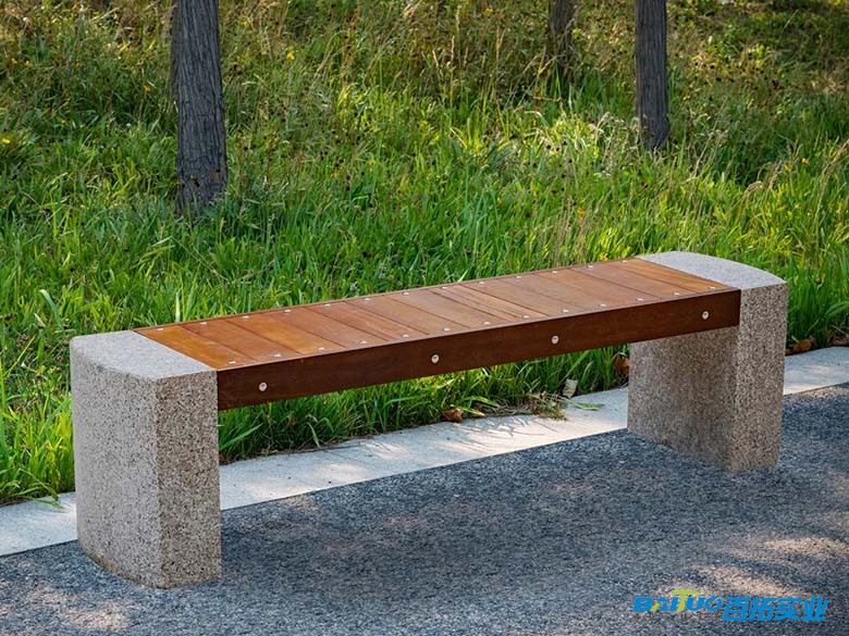 花岗岩马路边长椅 (4)