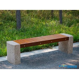 花岗岩马路边长椅定制