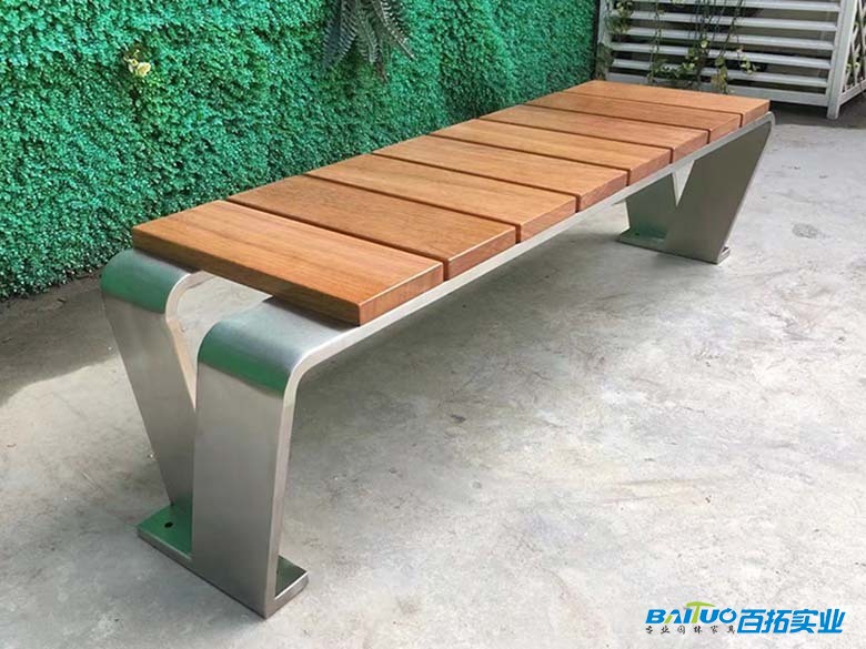 户外海棠木长椅横排木条