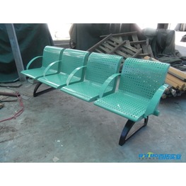 烤漆室外冲孔座椅