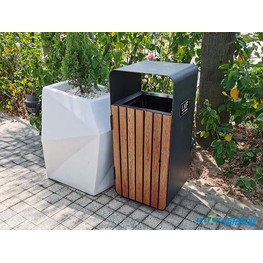 景区木制果皮箱