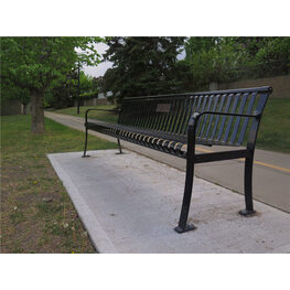 欧式铁艺公园椅